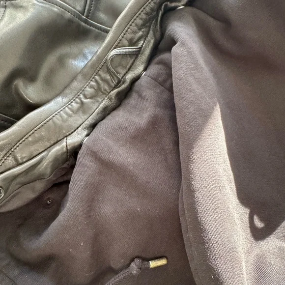 All Saints Renzo Men’s Black Leather Biker Jacket - Picture 10 of 11